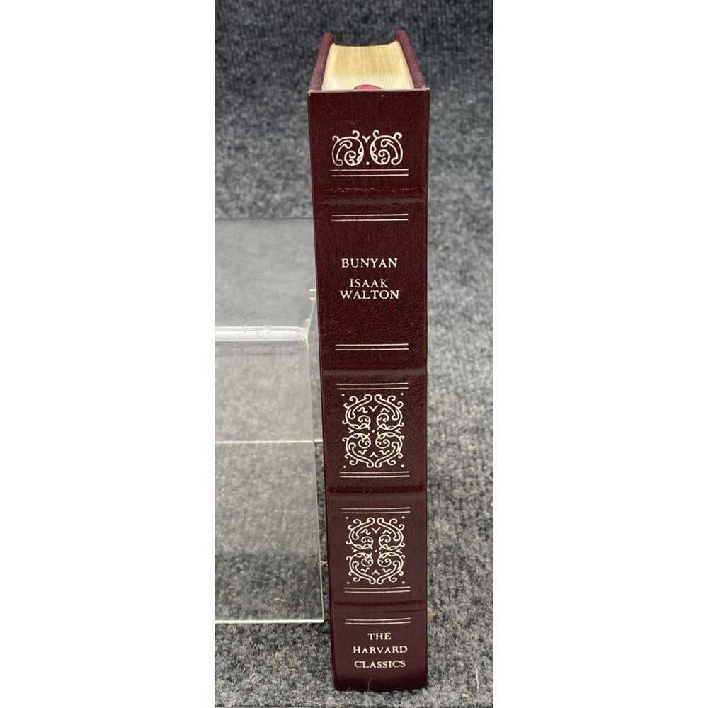 Bunyan Walton Harvard Classics Vol 15 Grolier 1980 Deluxe Leatherette Gilt Edge